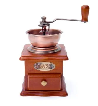 Manual coffee grinder Foto stock