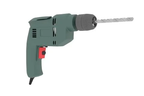 Manual electric drill Stock Illustration