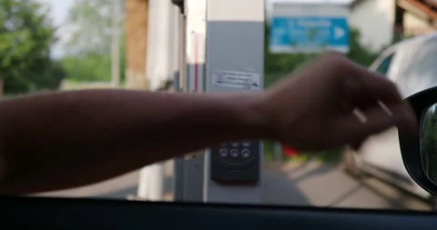 Manual entry in motion Stock Footage 264929753