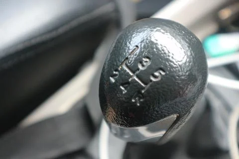 Manual Gear Shift Close-Up Stock Photos