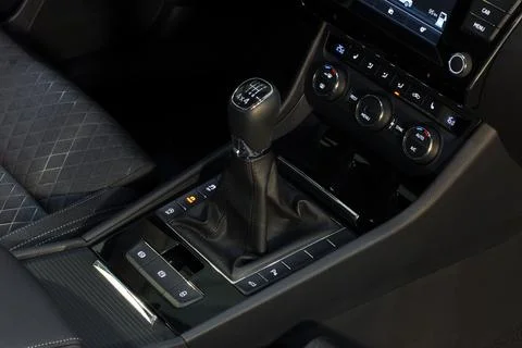 Manual gear shift Stock Photos