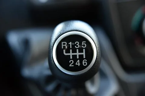 Manual gear shift Stock Photos