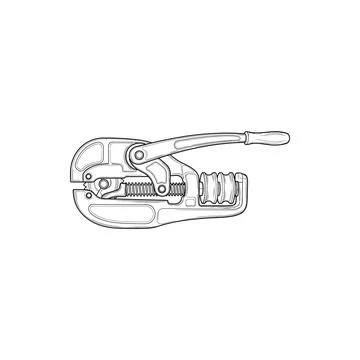 Manual hand tool illustration for precision mechanical and craft repairs Stock Illustration