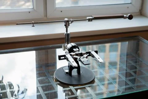 Manual High Precision Guided Sharpening Equipment for knives Stock Photos