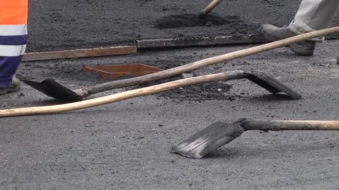 Manual labor on construction site. Stock Footage 223819175