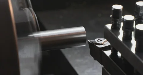 Manual lathe working 스톡 동영상 92708307