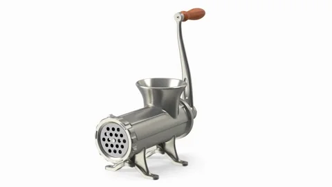 Manual Meat Grinder Stock Footage 283475946