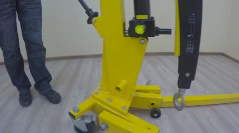 Manual pneumatic valve Stock-Footage 65211677