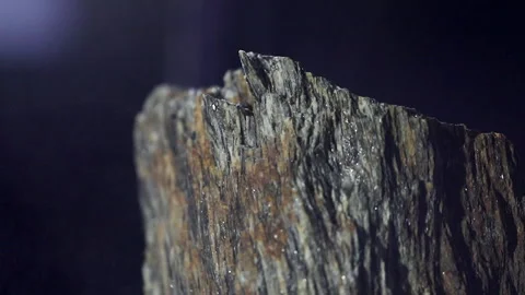 Manual processing of stone in slow motion Stock Footage 146962273