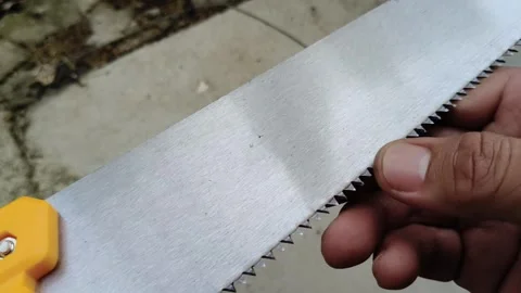 "Manual Saw Blade Inspection Process" Stock Footage 298527067