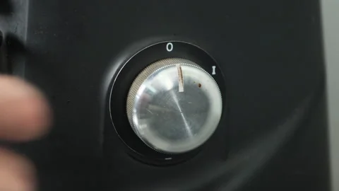 Manual setting of two level sensor on kitchen equipment Stock Footage 306620965