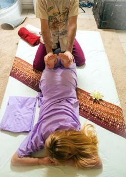 Manual therapy Stock Photos