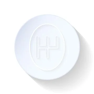 Manual Transmission thin lines icon Stock Illustration