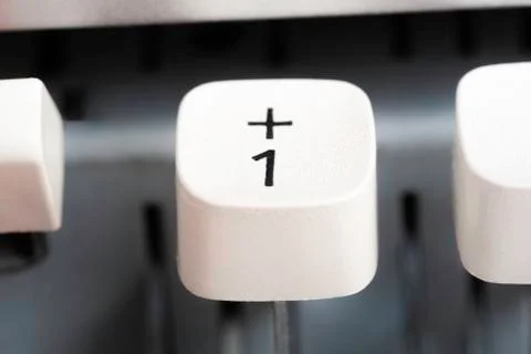 Manual Typewriter Cap Key Stock Photos