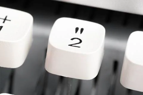 Manual Typewriter Cap Key Stock Photos