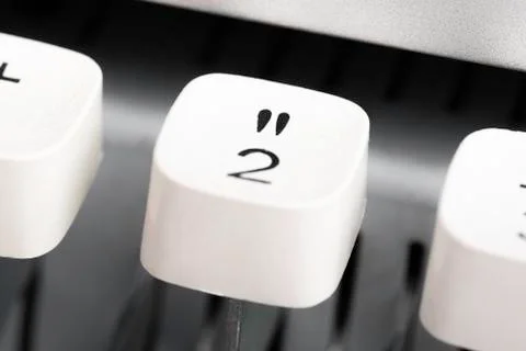 Manual Typewriter Cap Key Stock Photos