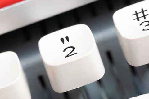 A Manual Typewriter Key Stock Photos