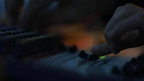 Manual volume control 24 Stock Footage 308313141