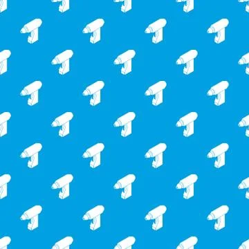 Manual welding torch pattern vector seamless blue イラスト素材