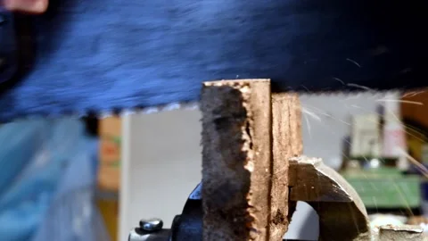 Manual wood worker carpenter Video stock 148922464
