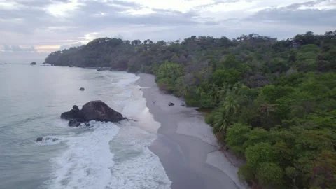 Manuel antonio beach 25fps V1-0002 Stock Footage 339880704