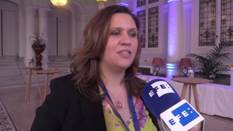 Manuela Prina is committed to intergenerational dialogue and digital inclusion,  Stock Footage 204107834