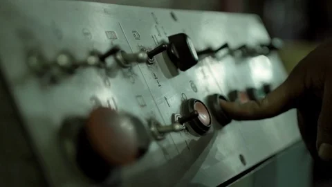 Manufactory console in slow motion Stock Footage 82743526