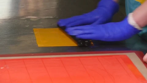 Manufacture of caramel candies, master rolling long candies Stock Footage