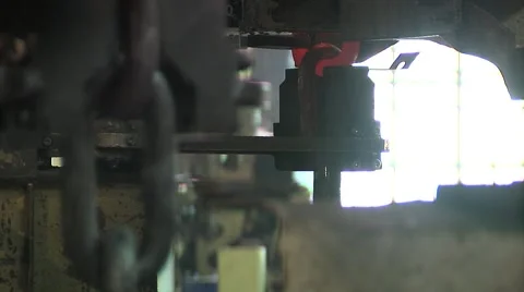 Manufacture of chains Stock Footage 1806405