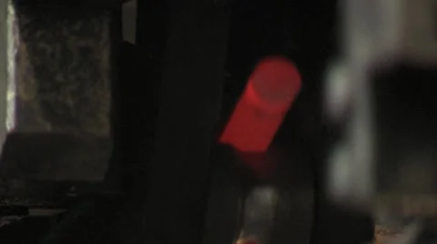 Manufacture of chains Stock Footage 1806432