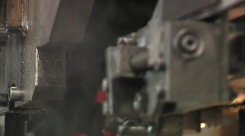 Manufacture of chains Stock Footage 1806444