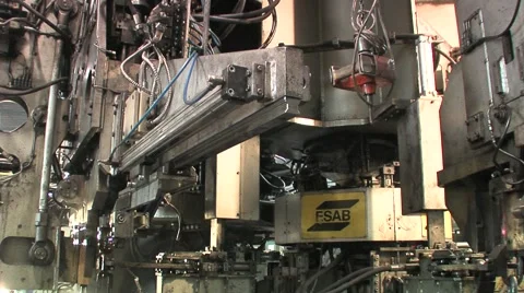 Manufacture of chains Stock Footage 1806466