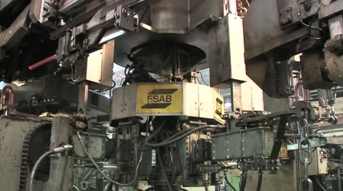 Manufacture of chains Stock Footage 1806474