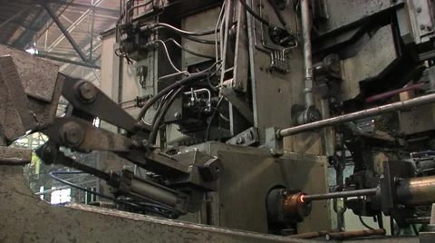 Manufacture of chains Stock Footage 1806481