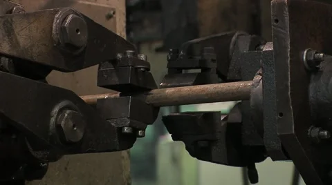 Manufacture of chains Stock Footage 1806496