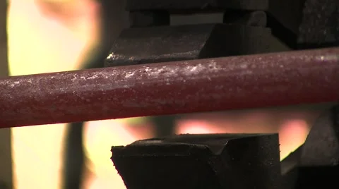 Manufacture of chains Stock Footage 1806516