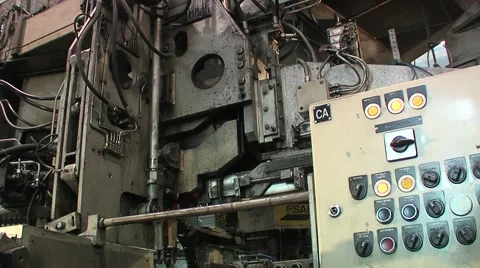 Manufacture of chains Stock Footage 1806524