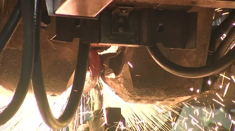 Manufacture of chains Stock Footage 1806538