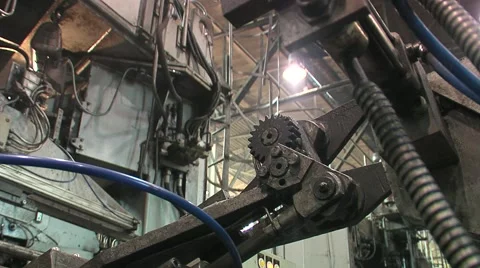 Manufacture of chains Stock Footage 1806579