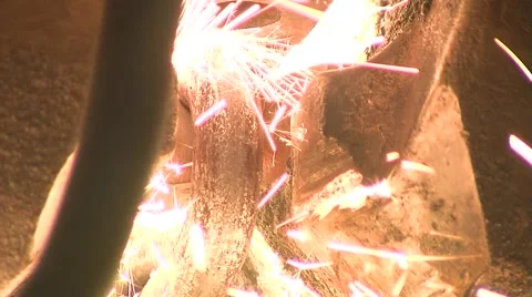 Manufacture of chains Stock Footage 1806658