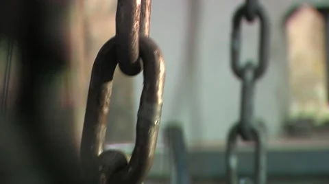 Manufacture of chains Stock Footage 1806725