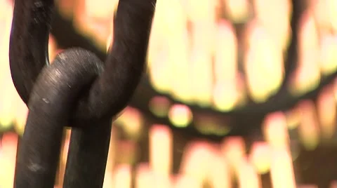 Manufacture of chains Stock Footage 1806748