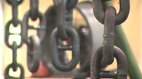 Manufacture of chains Stock Footage 1806805