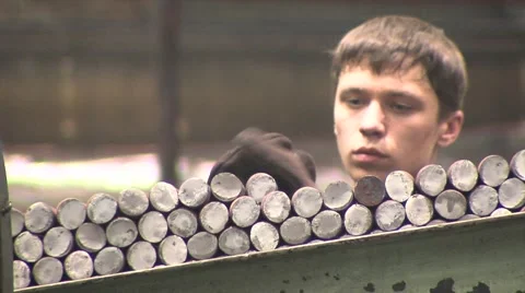 Manufacture of chains Stock Footage 1806811