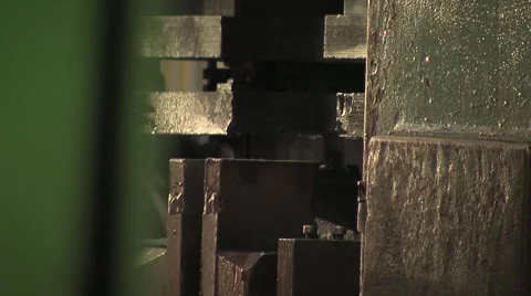 Manufacture of chains Stock Footage 1806943