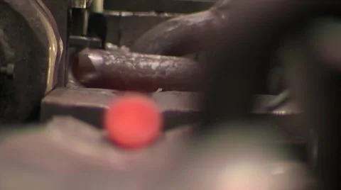 Manufacture of chains Stock Footage 1806994