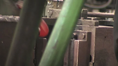 Manufacture of chains Stock Footage 1807024