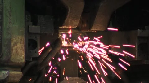 Manufacture of chains Stock Footage 1807096