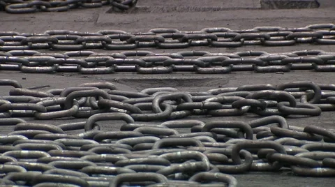 Manufacture of chains Stock Footage 1807111