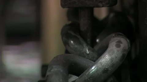 Manufacture of chains Stock Footage 1807188
